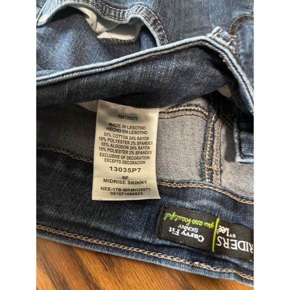 Riders by Lee Curvy Fit Skinny jeans size 8 Petite - Picture 5 of 10
